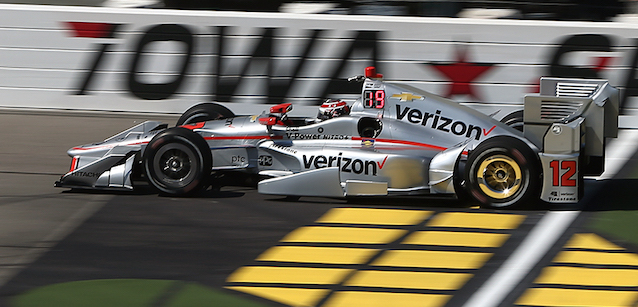 Iowa, qualifica: Power si porta in pole