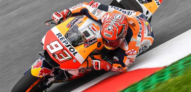 Spielberg - Qualifica<br />Marquez mostro, Dovizioso lo avvicina