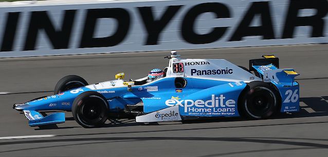 Pocono, qualifica<br />Sato-pole, Hunter-Reay in ospedale