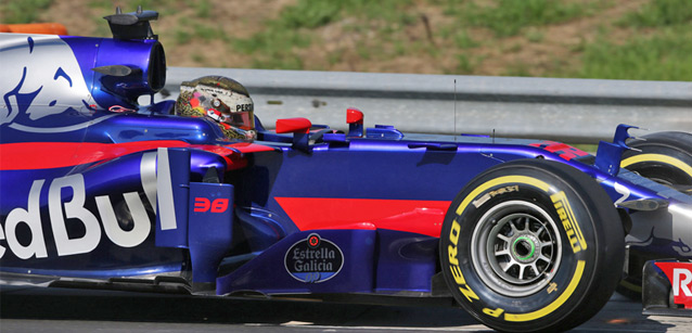 Sean Gelael con Toro Rosso<br />nelle libere 1 di quattro GP<br />