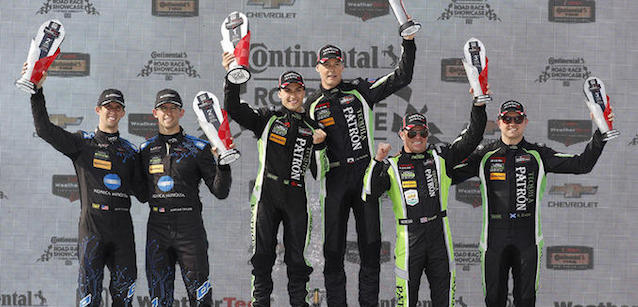 Road America, gara<br />Vittoria Nissan con Van Overbeek/Derani