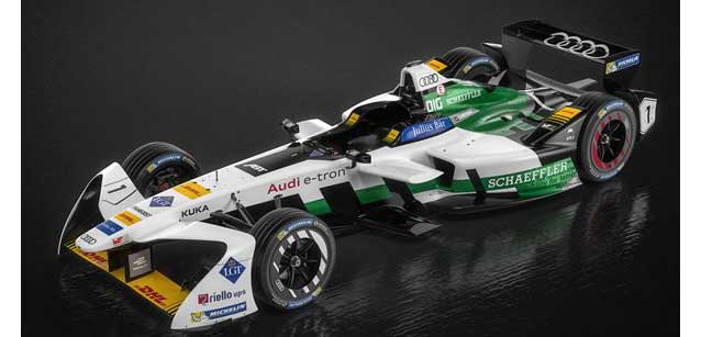 Ecco la prima Audi e-tron FE04<br />per Abt e il campione Di Grassi