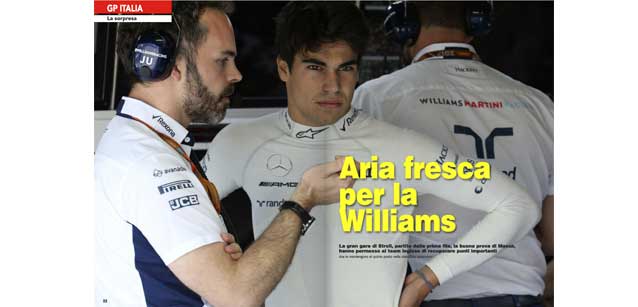 Il travolgente weekend di Stroll<br />Williams a punti con le due vetture