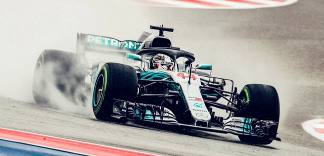 Austin - Libere 2<br />Hamilton al top, Vettel penalizzato