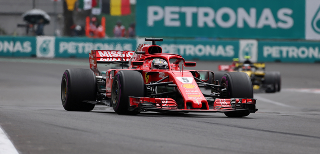 Ferrari seconda forza in Messico<br />Vettel: "Congratulazioni a Lewis"