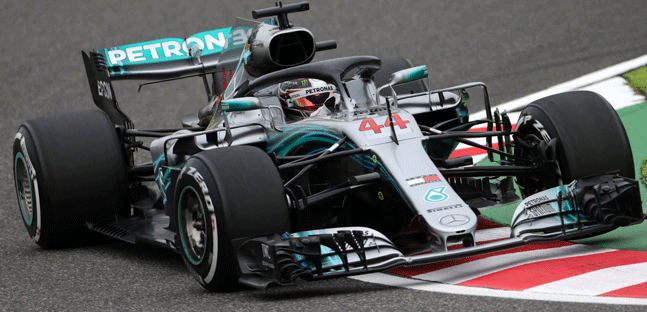 Suzuka - Libere 2<br />Hamilton su un altro pianeta