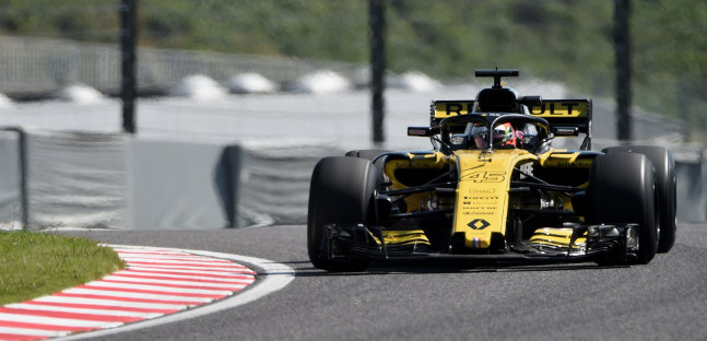 Renault in pista a Suzuka<br />per i test sulle gomme Pirelli