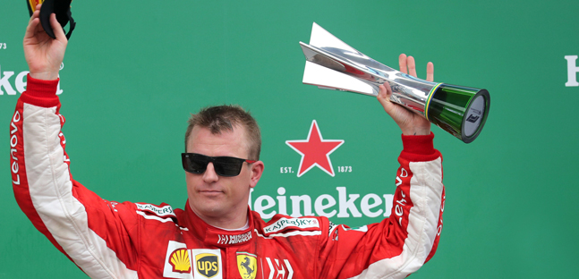 Raikkonen sul podio in Brasile<br />"Mi sono divertito a battagliare"