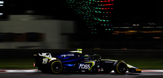 Yas Marina, 2° turno<br />Deletraz davanti a Ghiotto