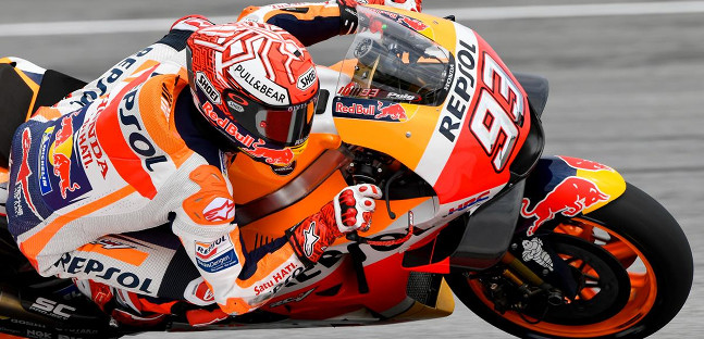 Sepang - Qualifica<br />Marquez mattatore su pista umida