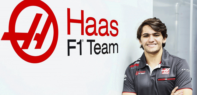 Fittipaldi test driver<br />della Haas nel 2019