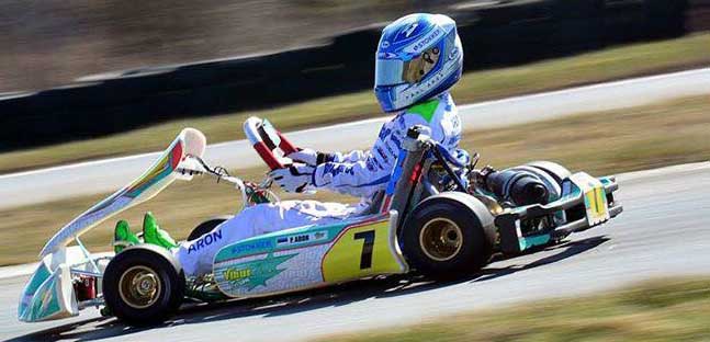 WSK Champions Cup ad Adria<br />Aron jr batte Thompson nella OKJ