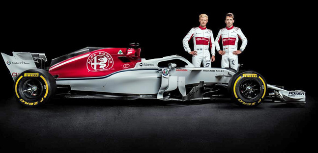 Presentata l'Alfa Romeo Sauber C37<br />Le foto dell'arma di Leclerc e Ericsson