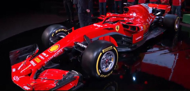 Le prime immagini ufficiali<br />della Ferrari SF71-H<br />