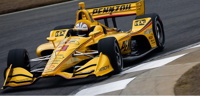 Test a Barber: Penske torna al top