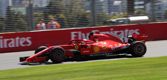 Piloti Ferrari ottimisti dopo il venerd&igrave;<br />Vettel: "C'&egrave; ancora molto potenziale"