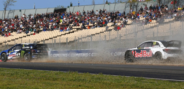 Pista di Montmel&ograve; sporca <br />per il WRX, 1° turno inutile