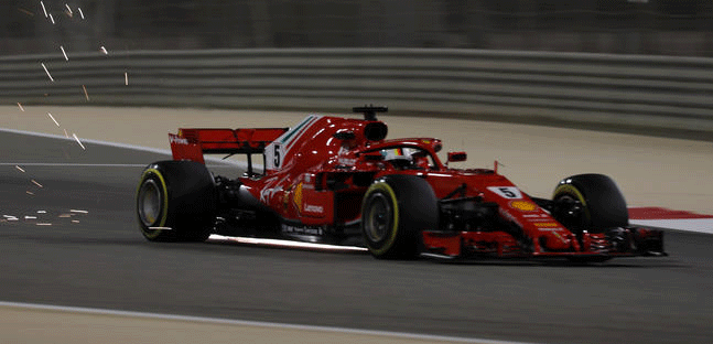 Sakhir - Qualifica<br />Vettel leone, Raikkonen secondo