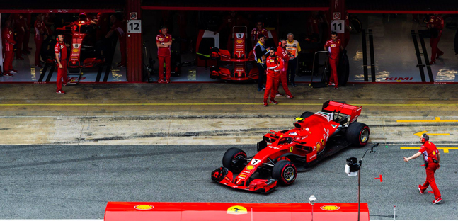Ferrari esce a testa bassa dal Montmel&oacute;<br />Vettel chiude quarto, Raikkonen ritirato<br />