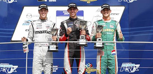 Pro Mazda a Indy Road<br />Secondo successo per Scott e RP<br />