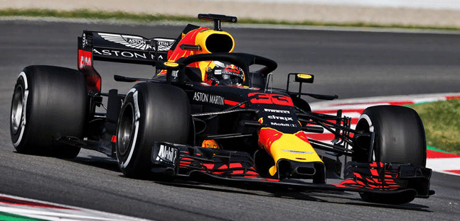 Test a Montmel&ograve; - 1° giorno<br />Verstappen chiude da leader