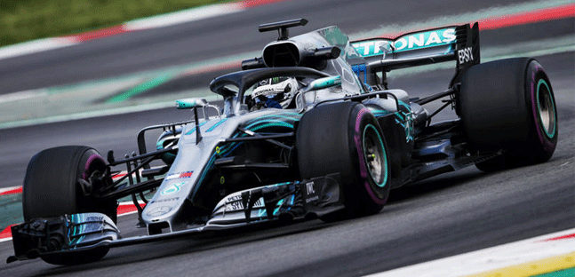 Test a Montmel&ograve; - 2° giorno<br />Bottas il leader finale