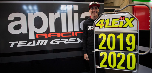 Aleix Espargaro resta in Aprilia,<br />altre due stagioni con la casa di Noale