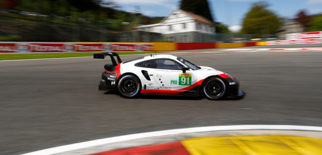In pista a Spa con Bruni e la Porsche<br />Prove libere subito da protagonista