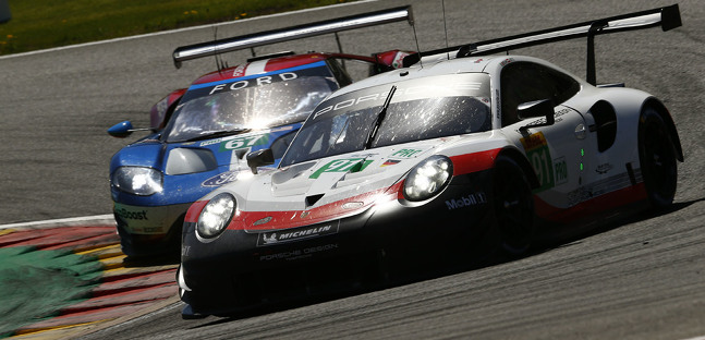 In pista a Spa con Bruni e la Porsche<br />Un quarto posto che poteva essere vittoria