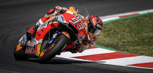 Test a Barcellona<br />Marquez al top con la Honda