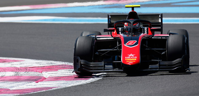 Le Castellet, qualifica<br />Russell alla prima pole in F2