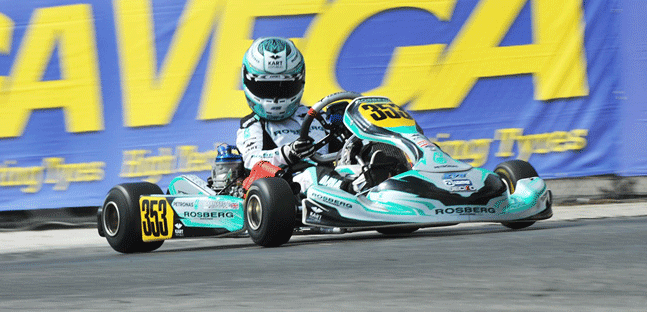 WSK Open Cup a Lonato<br />Barnard semina successi in OKJ