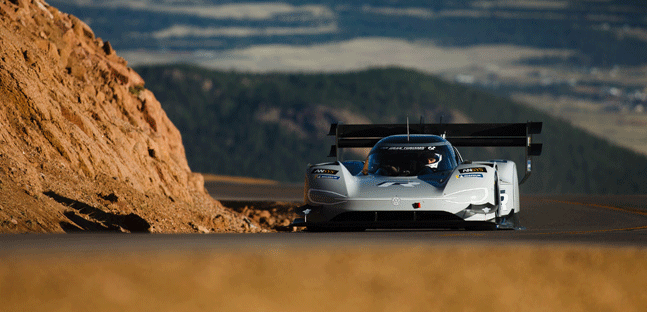 Volkswagen abbatte<br />il record nella Pikes Peak