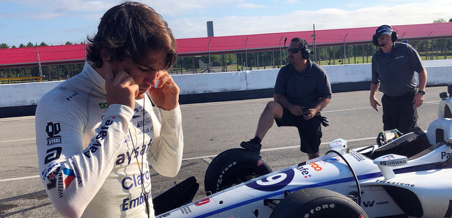 Fittipaldi di nuovo in pista,<br />pronto per correre a Mid-Ohio