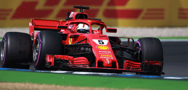 Hockenheim - Qualifica<br />Pole di Vettel, Hamilton KO<br />