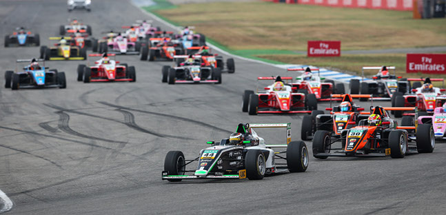 F4 tedesca a Hockenheim<br />Vesti e Zendeli vincono di fronte alla F1