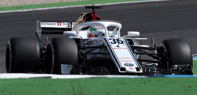 Giovinazzi torna sulla<br />Sauber nella FP1 di Budapest