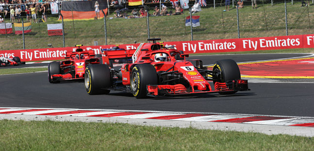 Due Ferrari a podio,<br />Seb e Kimi: "Il massimo possibile"