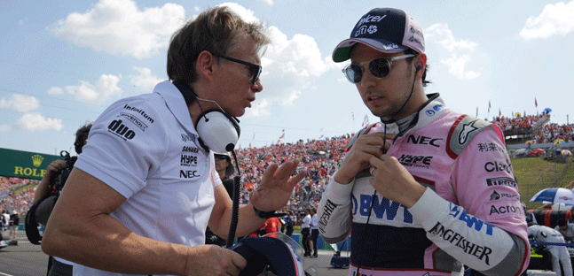 Perez non si vede in<br />Force India nel 2019