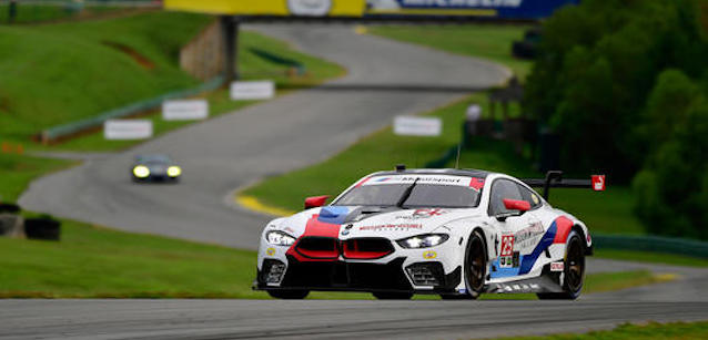 Virginia, gara<br />Prima vittoria della BMW M8