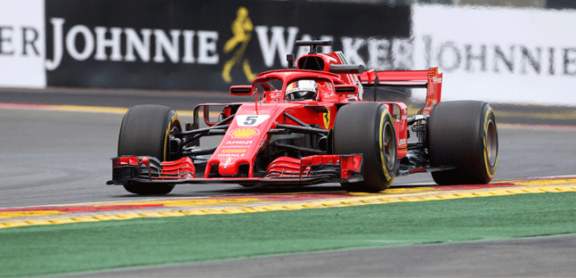 Spa - Libere 1<br />Vettel sfida Hamilton