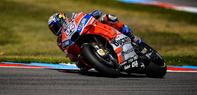 Brno - Gara<br />Vince Dovizioso, super 1-2 Ducati