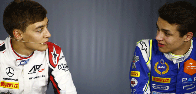 Russell e Norris, gli eredi<br />di Hamilton sono pronti per la F1