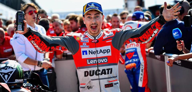 Aragon - Qualifica<br />Pole di Lorenzo, prima fila Ducati