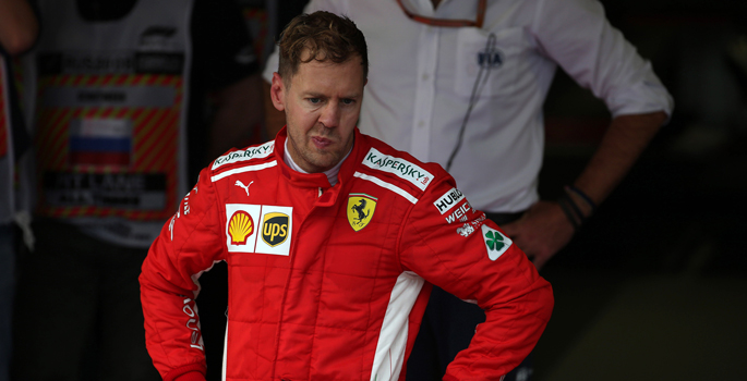 Vettel deluso a Sochi:<br />"Il terzo posto non va bene"
