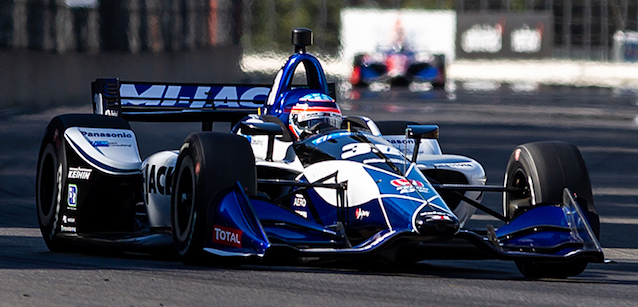 Portland, gara: Sato vittorioso<br />Miracolo Dixon dopo un crash iniziale