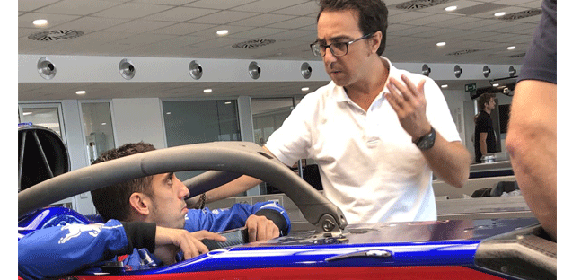 Buemi alla Toro Rosso<br />per fare il sedile...