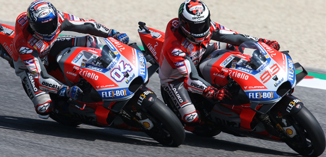 Misano - Gara<br />Un grande Dovizioso batte Marquez