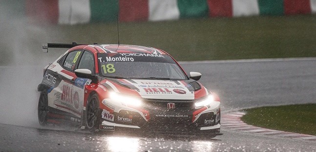 Suzuka - Qualifica 1 <br />Pole di Monteiro fra pioggia e caos <br />