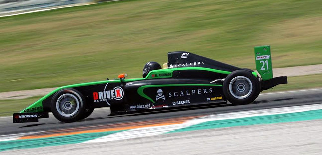 Andrade al via con Drivex,<br />primo pilota dell'Euroformula 2019